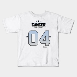 Zodiac Majesty Sport Cancer Team V1 Kids T-Shirt